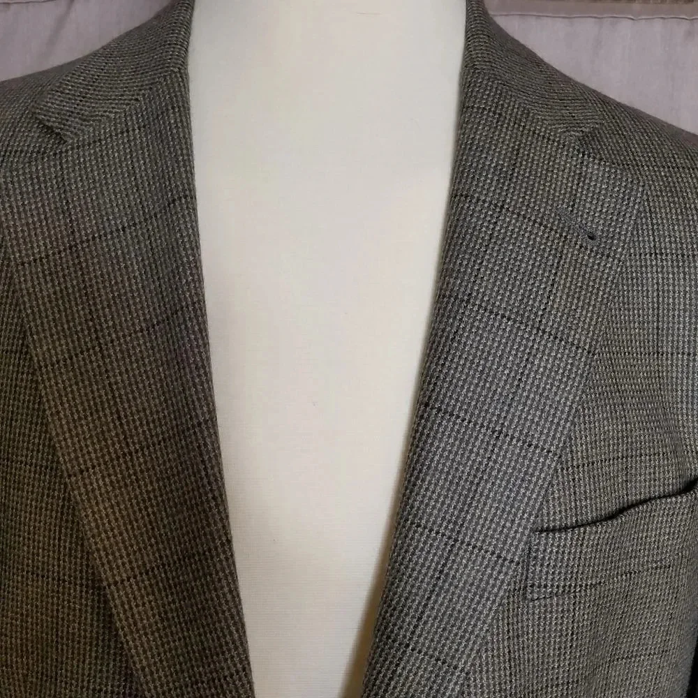 OSCAR‎ DE LA RENTA Plaid  Dress Coat